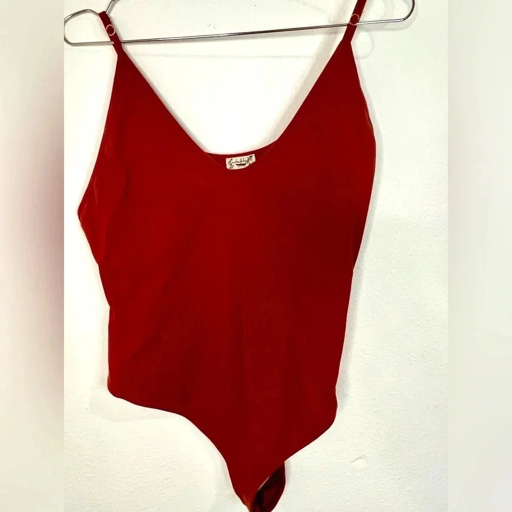 🆕 Free People Brown Bodysuit